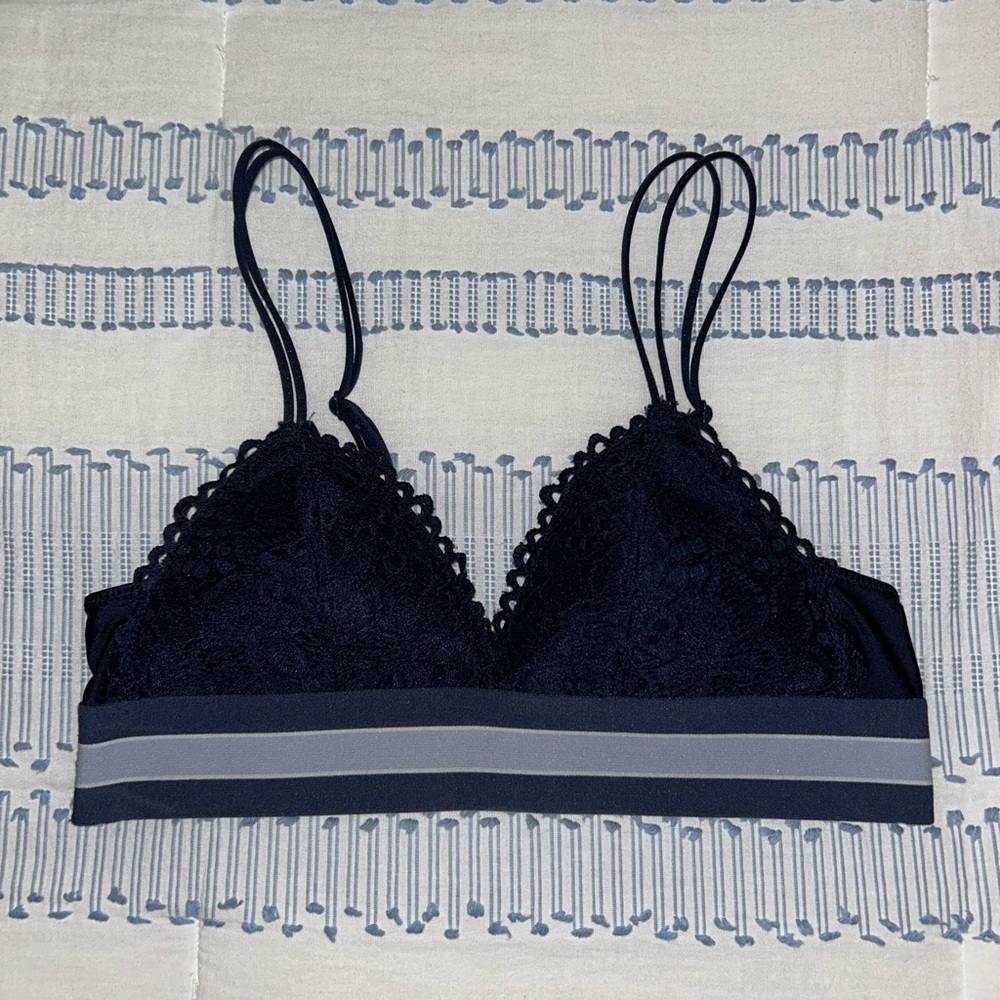 Aerie Banded Double Strap Lace Bralette